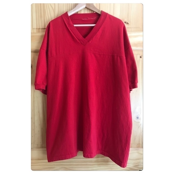 V-neck tunic tee, no tags - approximate plus size 4X - please see measurements - Picture 1 of 8
